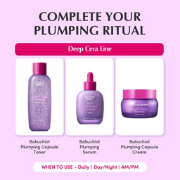 Eqqualberry Deep Cera Bakuchiol Plumping Capsule Toner 150ml