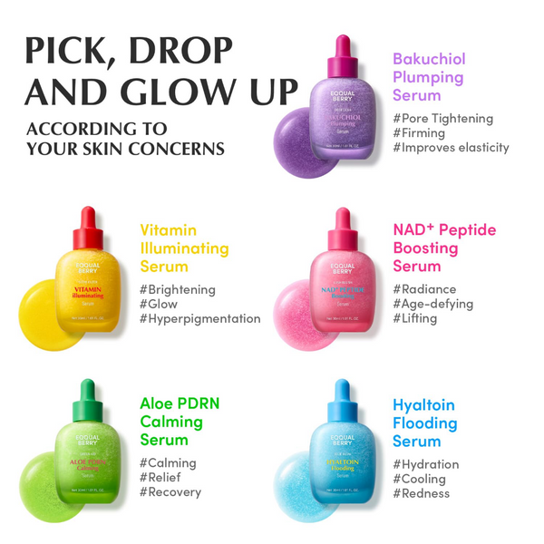 Eqqualberry Lush Blush NAD+ Peptide Boosting Serum 30ml