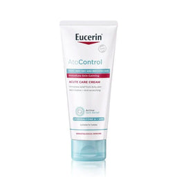Eucerin AtoControl Acute Care Cream tube on a white background