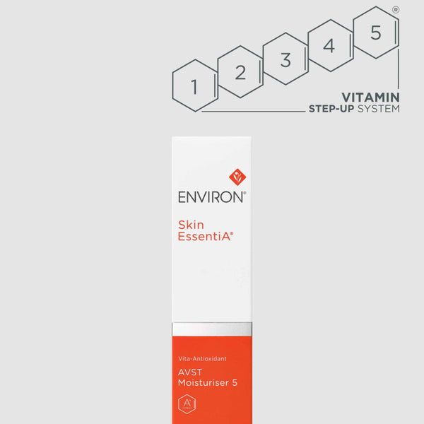 Environ Skin EssentiA AVST Moisturiser 5 on a light gray background