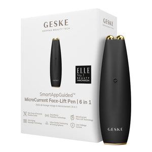 GESKE MicroCurrent Face-Lift Pen | 6 in 1 | Grey