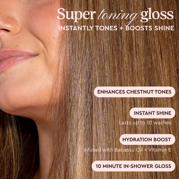Glaze Supergloss Clear Conditioning Hair Gloss Cocoa Lights For Instant Shine 190ml