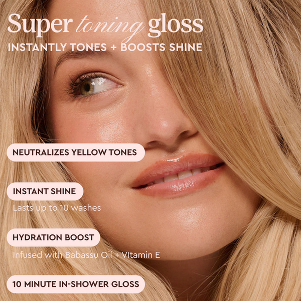 Glaze Supergloss Toning Conditioning Hair Gloss Vanilla Lights For Instant Shine 190ml