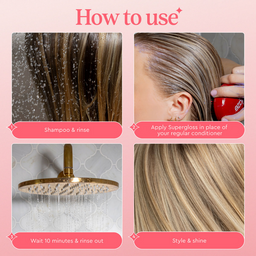 Glaze Supergloss Toning Conditioning Hair Gloss Vanilla Lights For Instant Shine 190ml