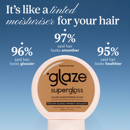 Glaze Supergloss Color Conditioning Hair Gloss Brilliant Bronde For Instant Shine 190ml