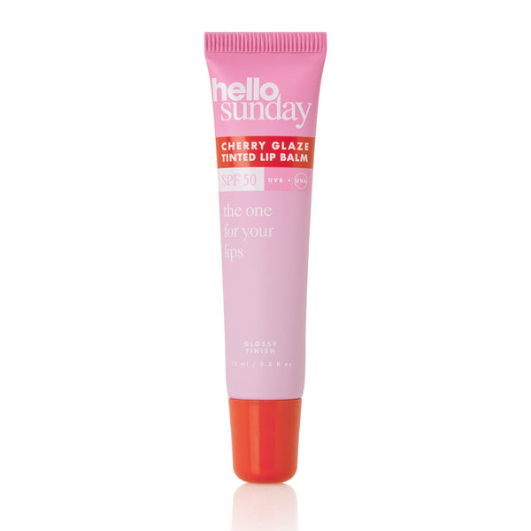 Hello Sunday The One For Your Lips Cherry Glaze Tinted Lip Balm SPF 50 With Shea Butter 15ml