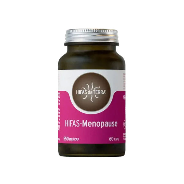 Bottle of HIFAS daTerra HIFAS-Menopause supplement on a white background