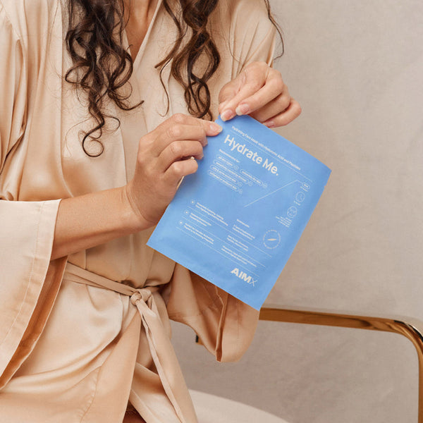 AimX Moisturising sheet mask with peptides 