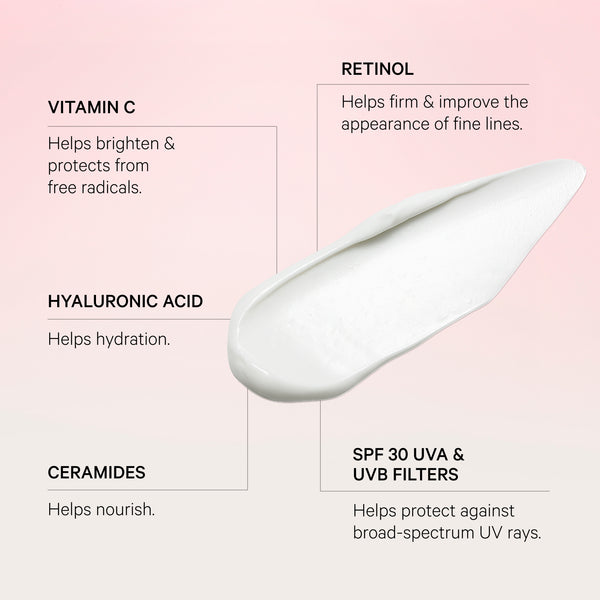 MZ SKIN Hydrate & Nourish Age Defence Retinol Day Moisturiser SPF 30 50ml