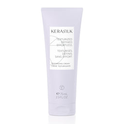 Kerasilk texturizing cream tube on a white background