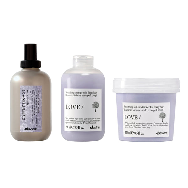  Davines LOVE Smoothing Ultimate Anti Frizz Trio 