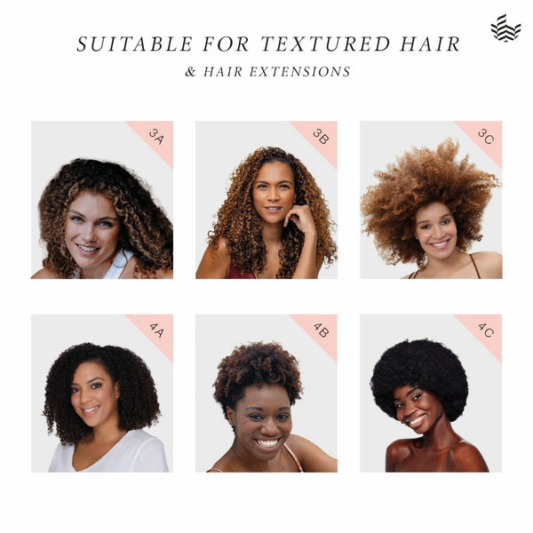 Manta Thick, Curly or Coily Brush - Soft Teal