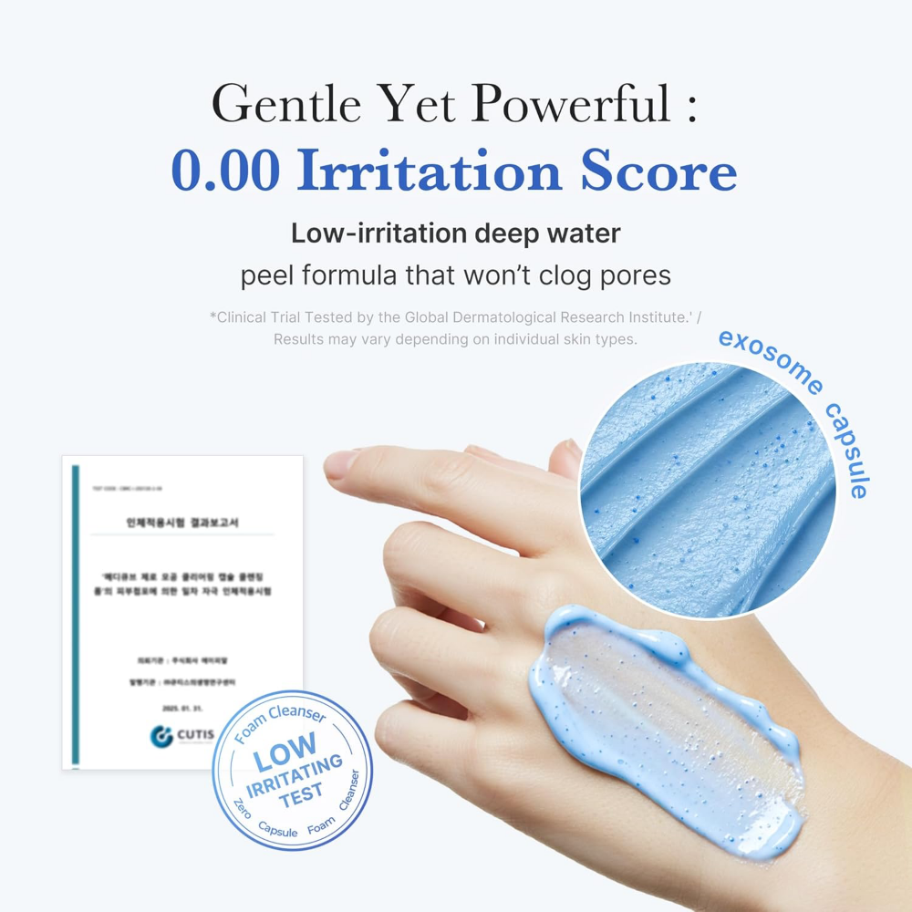 Medicube Zero Pore SA Clear Capsule Cleansing Foam 120g