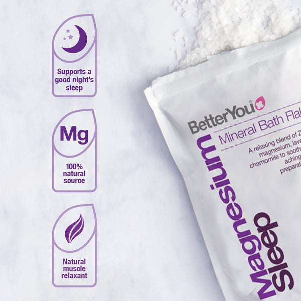 BetterYou Magnesium Sleep Bath Flakes