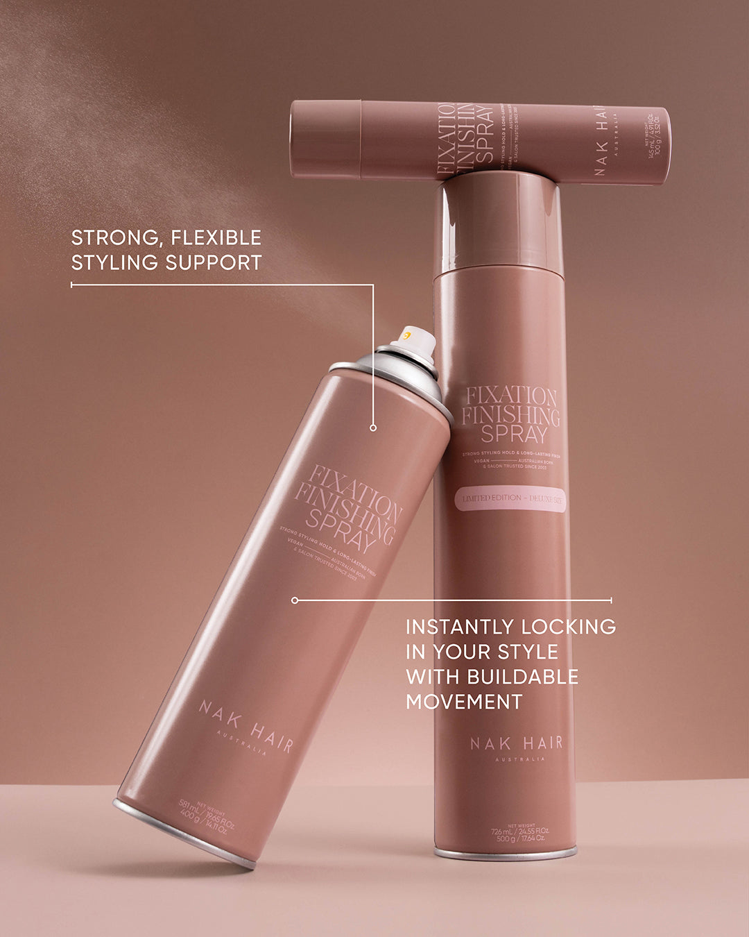 NAK Hair Signature Fixation Finishing Spray 400g
