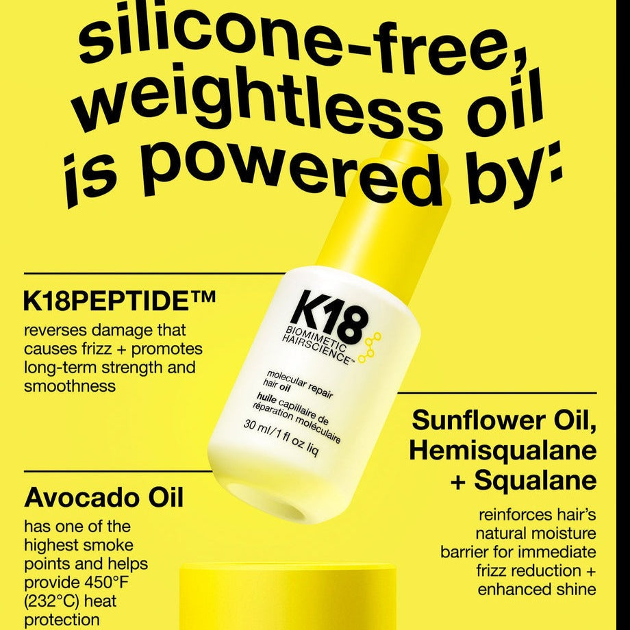 K18 Molecular Repair Hair Oil 30ml