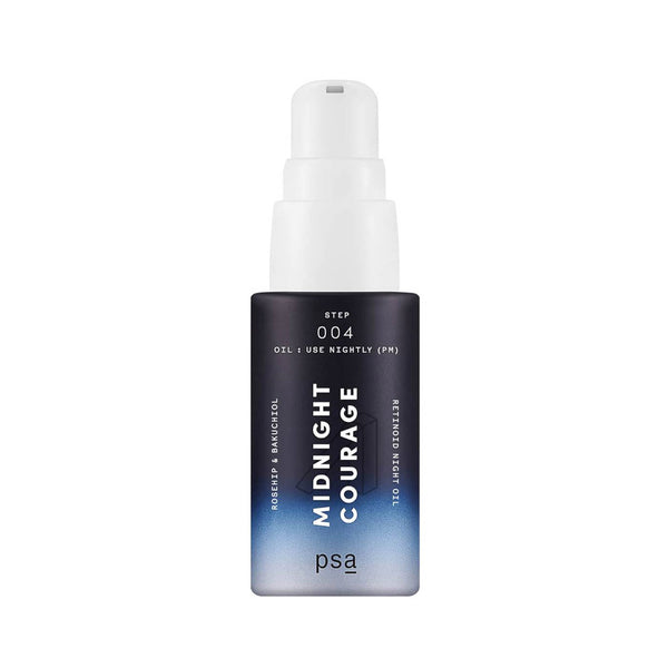 PSA MIDNIGHT COURAGE Rosehip & Bakuchiol Retinoid Night Oil