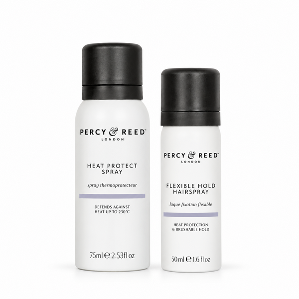 Percy & Reed Heat Protect Spray & Flexible Hold Hairspray Bundle