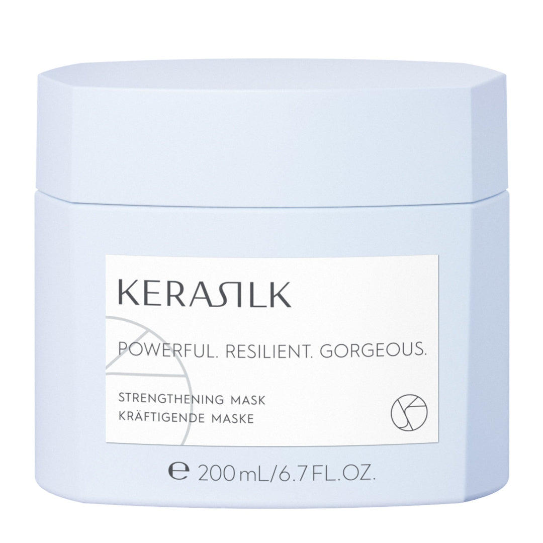 Kerastik strengthening mask jar on a white background