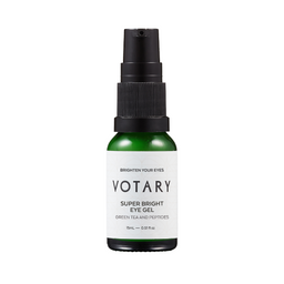 Votary Super Bright Eye Gel, Green Tea and Peptides 15ml