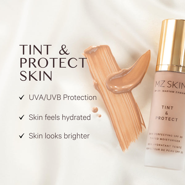 MZ SKIN Tint & Protect Skin Perfecting SPF 30 Tinted Moisturiser 30ml