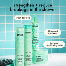 Amika The Kure Intense Strength Repair Shampoo 275ml