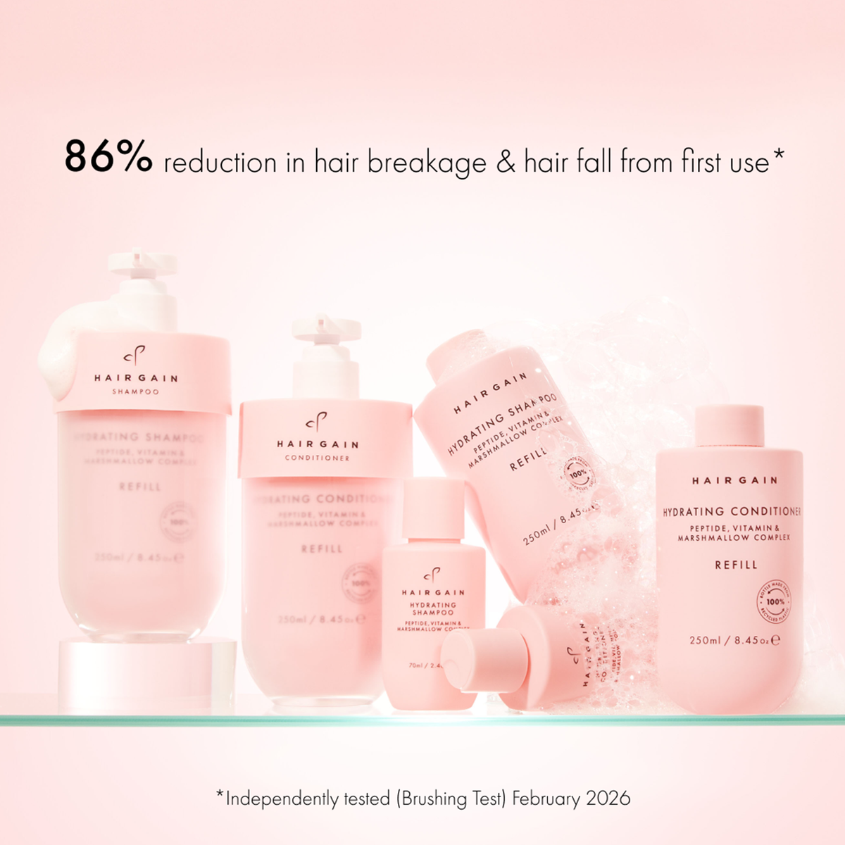Hair Gain Hydrating Shampoo 250ml Starter Kit