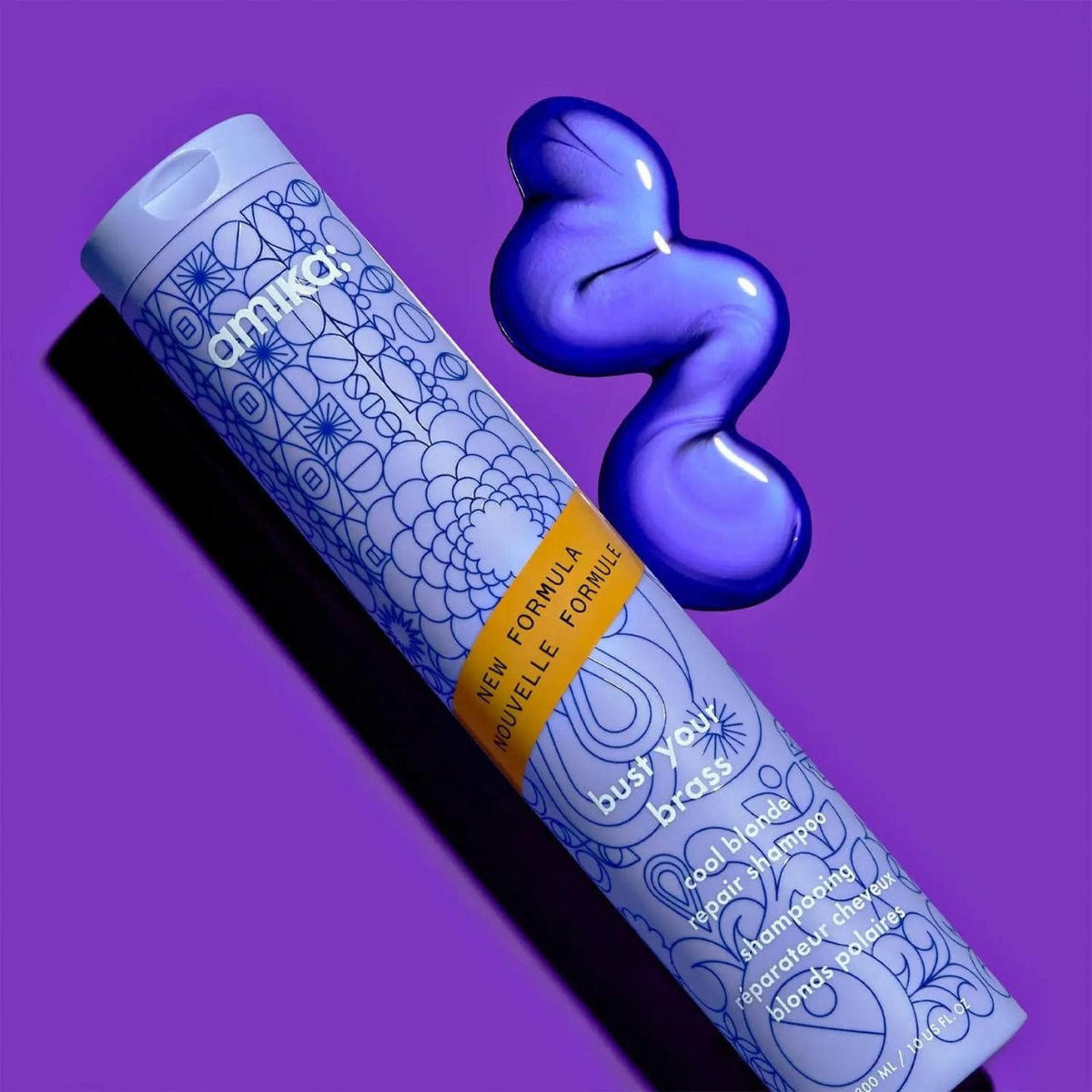Amika Bust Your Brass Cool Blonde Repair Shampoo 275ml
