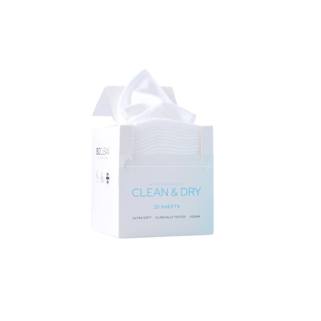 ISOSKIN Cotton Cleansing Towels - 25 sheets