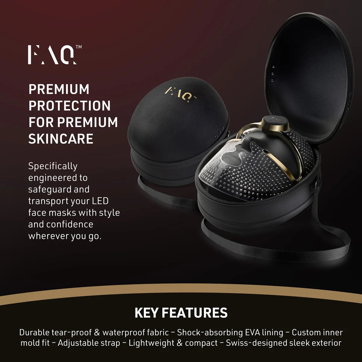 FOREO FAQ LED Face Mask Travel Case