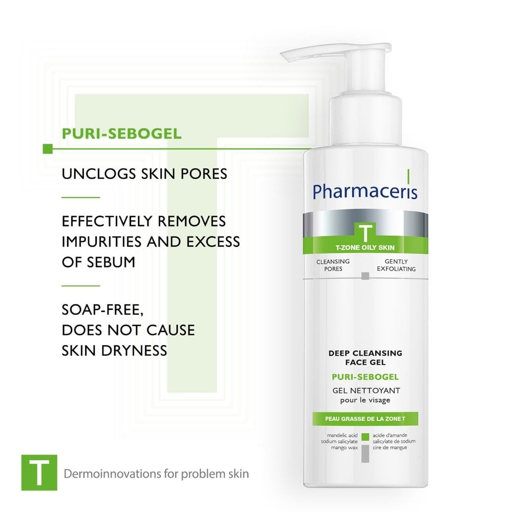 Pharmaceris T - Puri-Sebogel Deep Cleansing Face Gel | Face the Future