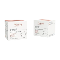 Two boxes of Avene Hyaluron Activ B3 cream on a white background