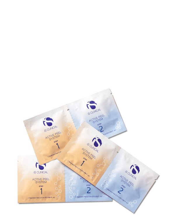 iS Clinical Active Peel System packets
