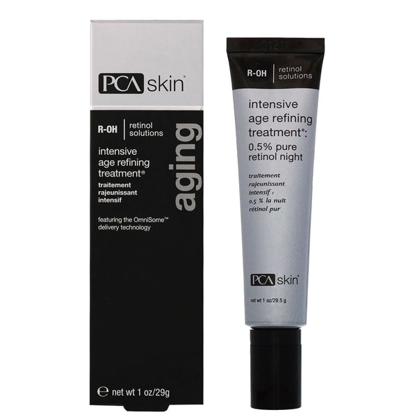 PCA Skin Intensive Clarity Treatment 0.5% Pure Retinol Night tube and packaging