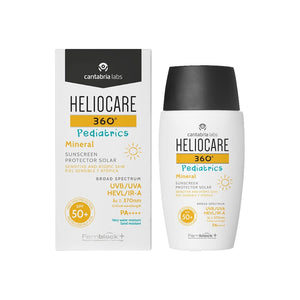 Heliocare 360 Pediatric Mineral SPF 50+ and packaging