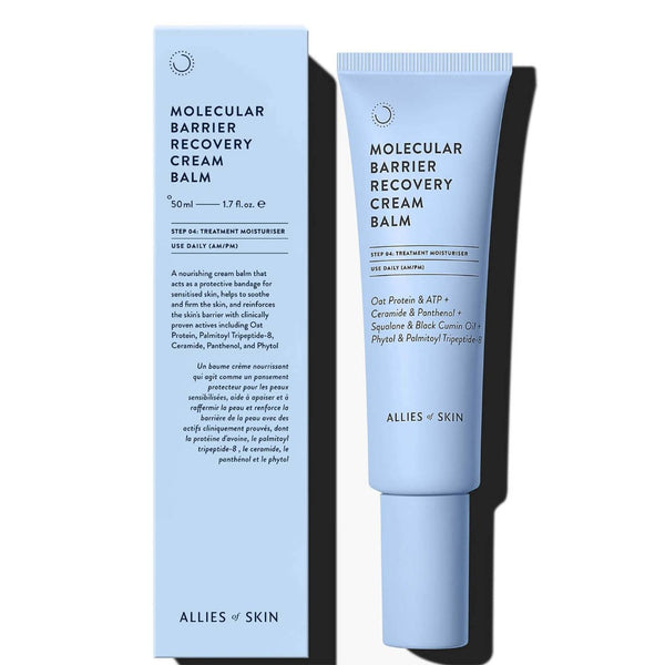Allies of Skin Molecular Barrier Recovery Cream Balm and packaging