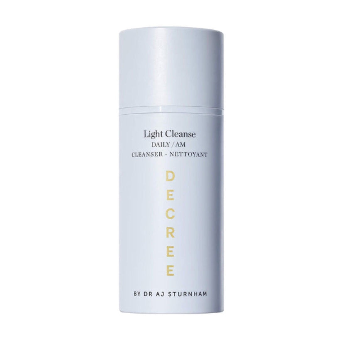 Decree Light Cleanse bottle