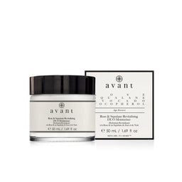 Avant Skincare Rose & Squalane Revitalising DUO Moisturiser and packaging