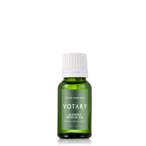 Green VOTARY Blemish Rescue Oil - Tamanu and Salicylic bottle