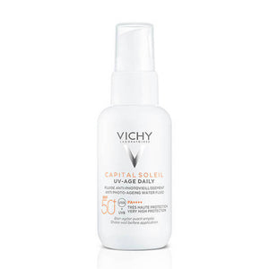 Vichy Capital Soleil Uv Age Daily Spf 50+ Invisible Sun Cream With Niacinamide 40ml