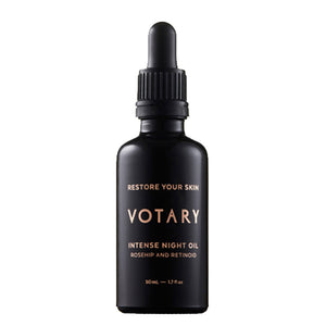 Black VOTARY Intense Night Oil - Rosehip and Retinoid bottle