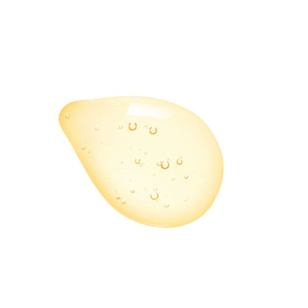An image of the orange contents poured on a white background